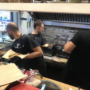 The team!  at Cookoomela Grill in Athens