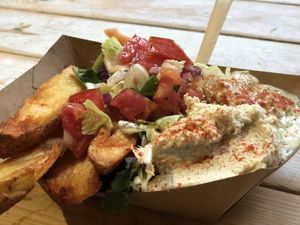 Kebab bowl.  at Cookoomela Grill in Athens