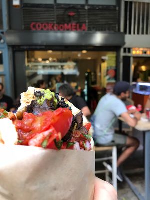 Friendly service and great hip little shop. at Cookoomela Grill in Athens