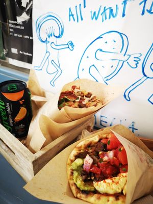 Such great vegan options. Recommend for everyone! at Cookoomela Grill in Athens