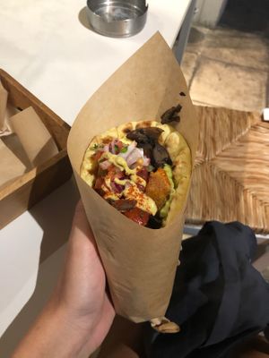 Yellow at Cookoomela Grill in Athens