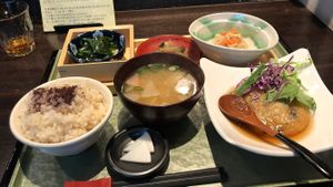 Vegan set  at Rocca in Osaka