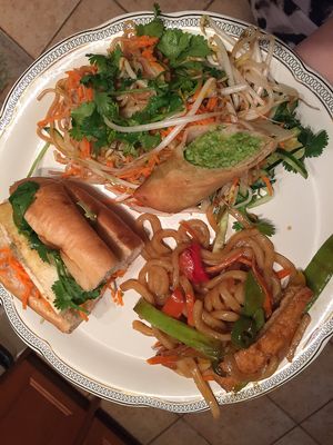 Bun xao, bahn mi, spicy udon  at Co - Park Rd in Charlotte