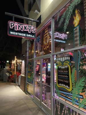 Outside   at Pinky's Westside Grill in Huntersville