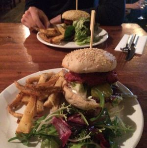 Beetroot and Dill Burger  at The 78 in Glasgow