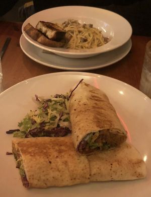 Shawarma and carbonara   at The 78 in Glasgow