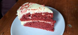 Red velvet cake (on special) at The 78 in Glasgow