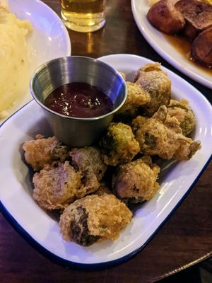 Battered sprouts at The 78 in Glasgow