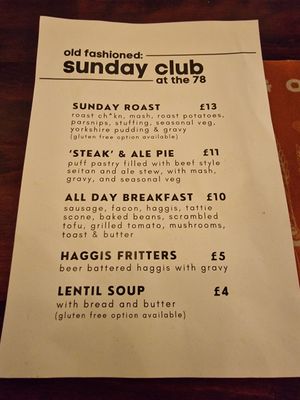  at The 78 in Glasgow