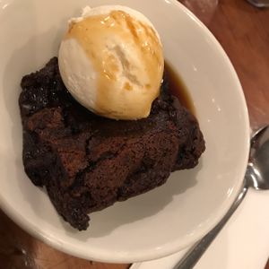 Brownie with Ice cream  at The 78 in Glasgow