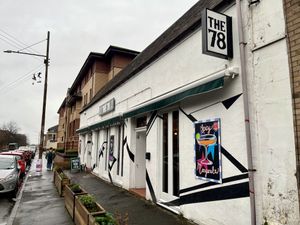 Outside   at The 78 in Glasgow
