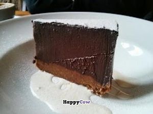 Chocolate, orange and raspberry torte at The 78 in Glasgow