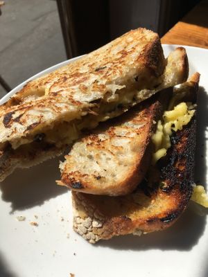vegan grilled cheese at The 78 in Glasgow