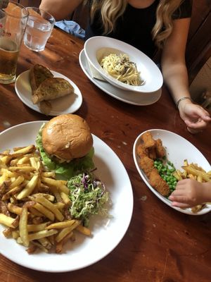 Burger and Carbonara!  at The 78 in Glasgow