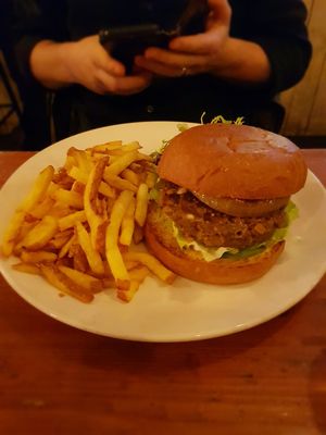 Cheese burger at The 78 in Glasgow