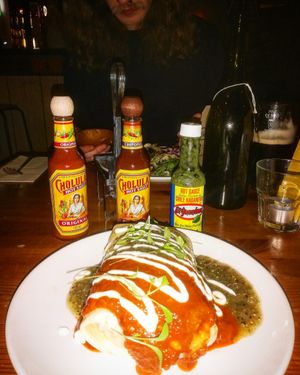 Wet burrito on special at The 78 in Glasgow