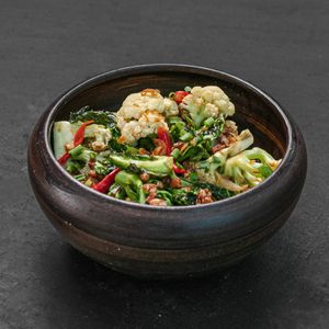 KEMBANG KOL - Cauliflower, chili, tamarind, puffed rice at Merah Putih in Seminyak
