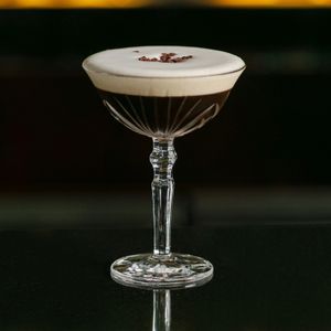 COCONUT ESPRESSO MARTINI - Rum, King Brown Espresso, Javanese cocoa, young coconut at Merah Putih in Seminyak