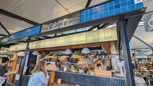 Stall front at GRØD -Torvehallerne in Copenhagen