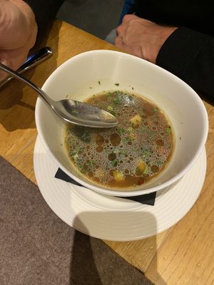 Miso soup (this wasn’t that good, this was a mix Japanese and German cuisine)  at Brunner in Schladming