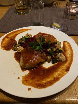 Amazing rice rolls with seitan   at Brunner in Schladming