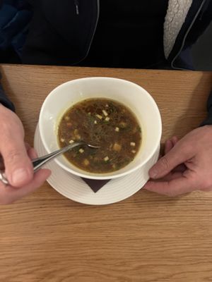 soup ala miso - nothing special  at Brunner in Schladming