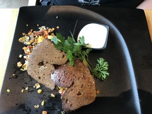Seitan cutlets at Brunner in Schladming