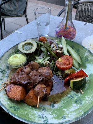 Very good skewers.  at Chutney in Stockholm
