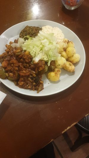 Those potatoes were delicious at Chutney in Stockholm