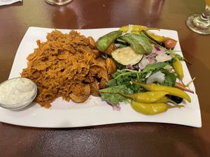 Vegan kebab  at Chutney in Stockholm