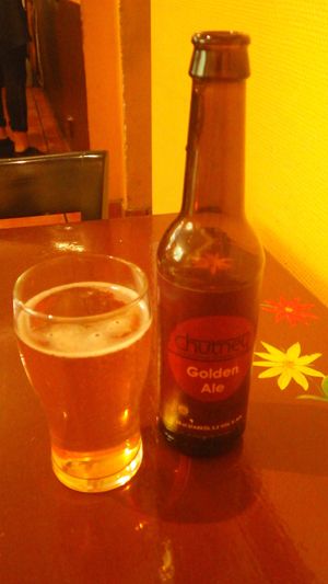 Vegan Golden Ale at Chutney in Stockholm