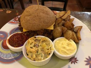 Burger at Chutney in Stockholm