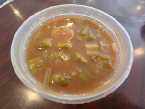 Okra gumbo at Sweet Soulfood in New Orleans