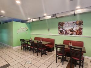 Inside of restaurant at Sweet Soulfood in New Orleans