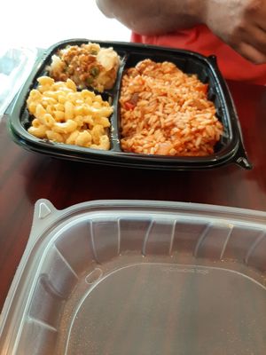 Macaroni and cheese,  jambalaya & shepherd's pie at Sweet Soulfood in New Orleans