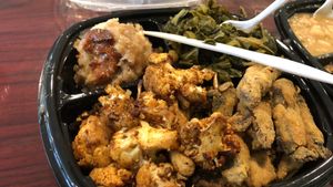 Awesome variety!  It’s so nice to find a fully vegan restaurant. Great variety. Nice clean facilities   at Sweet Soulfood in New Orleans