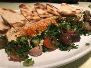 Mediterranean sampler  at Sava's in Ann Arbor