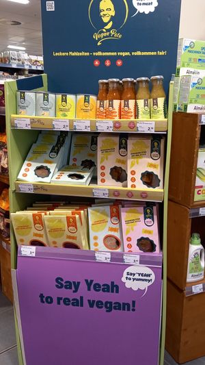 products from vegan pete at denn's Biomarkt - Bruhl in Leipzig