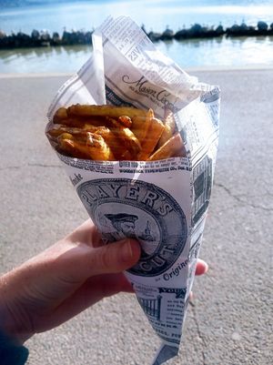 Frites maison #Veganuary at Greenpoint Burgers in Annecy