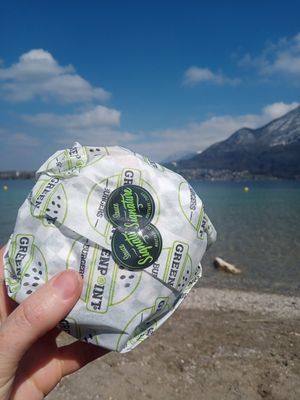 Burger by the lac at Greenpoint Burgers in Annecy