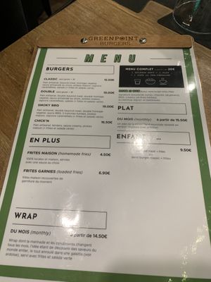   at Greenpoint Burgers in Annecy