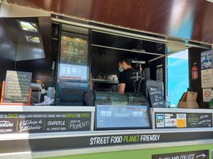 Food truck at Greenpoint Burgers in Annecy