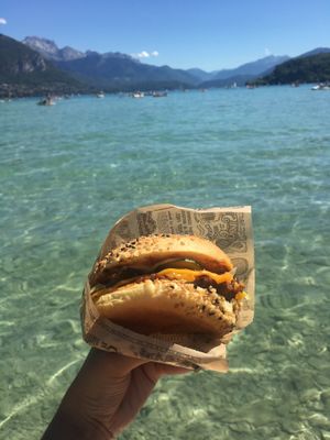 Beyond burger  at Greenpoint Burgers in Annecy