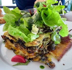 Lasagne at Dr Legumes in Folkestone