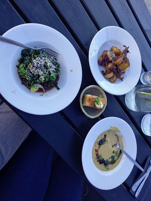 Various smaller dishes at Dr Legumes in Folkestone