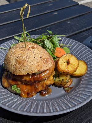 BBQ slider at Dr Legumes in Folkestone