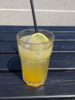 Sparkling passion fruit at Dr Legumes in Folkestone