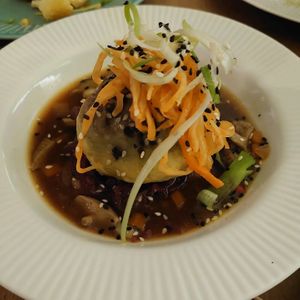 Dumplings at Dr Legumes in Folkestone