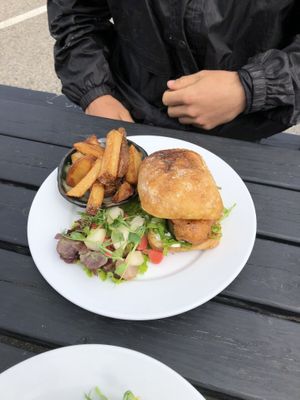 Banana blossom bap, I highly recommend getting your lips around one of these   at Dr Legumes in Folkestone