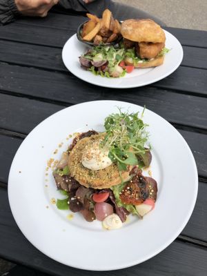 The tomato and “cheese” crumble tart will always have my heart   at Dr Legumes in Folkestone